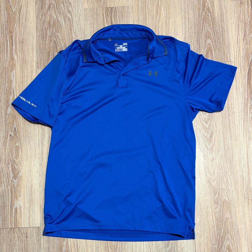 Under Armour Men's Blue Polo